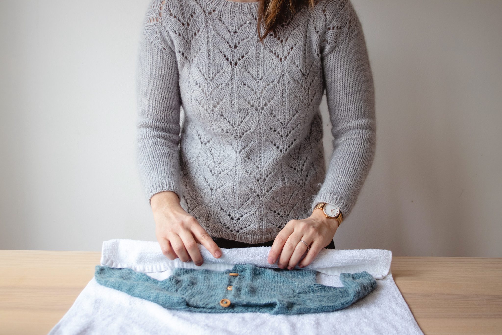 Comment bloquer un tricot - Along Avec Anna