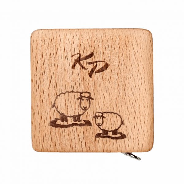 Retractable Square Wool Encased Measuring Tape - Image 2