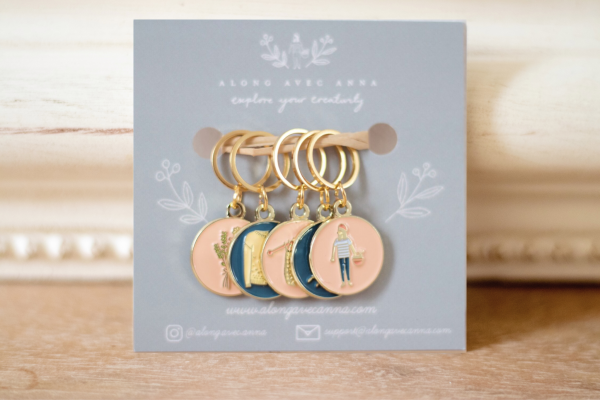 Stitch markers Along avec Anna - Knitting essentials