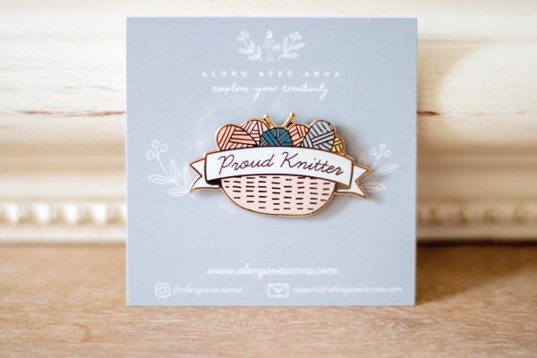 Pins "Proud Knitter"