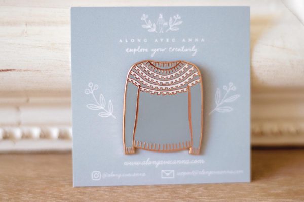 "Merrivale jumper" Enamel pin
