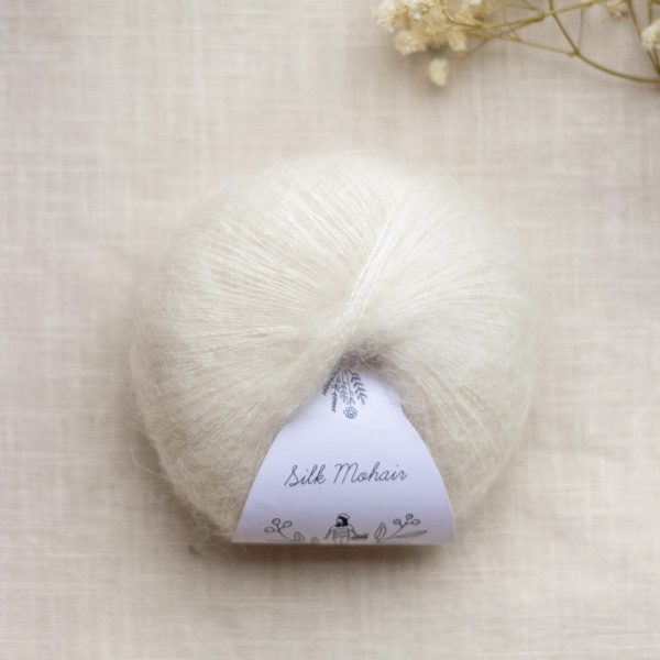 SILK MOHAIR - Colombe