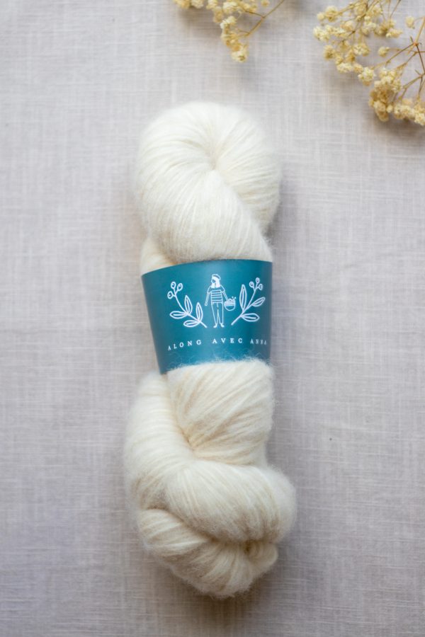 Alpaca/Cotton - White