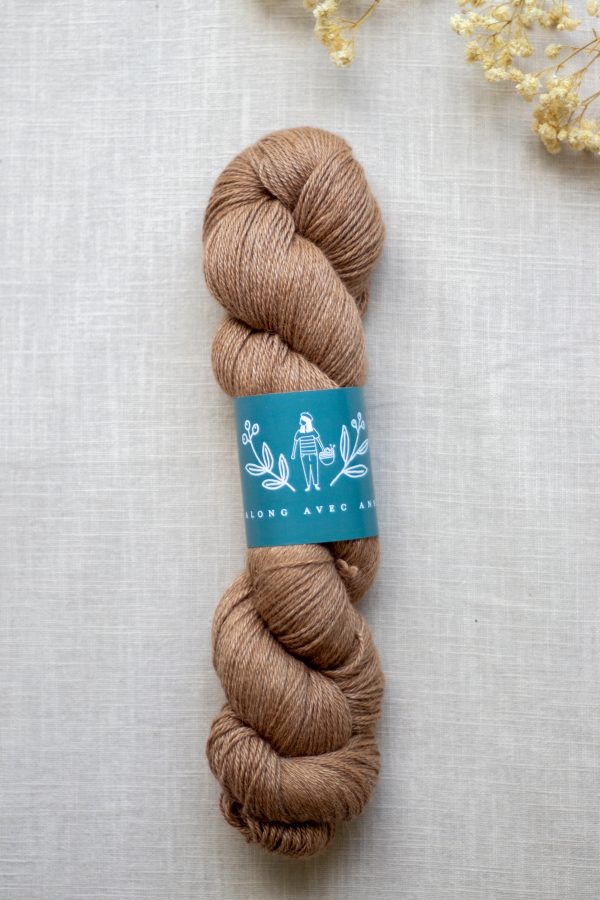 Alpaca/Silk/Cashmere (4ply) - Brown