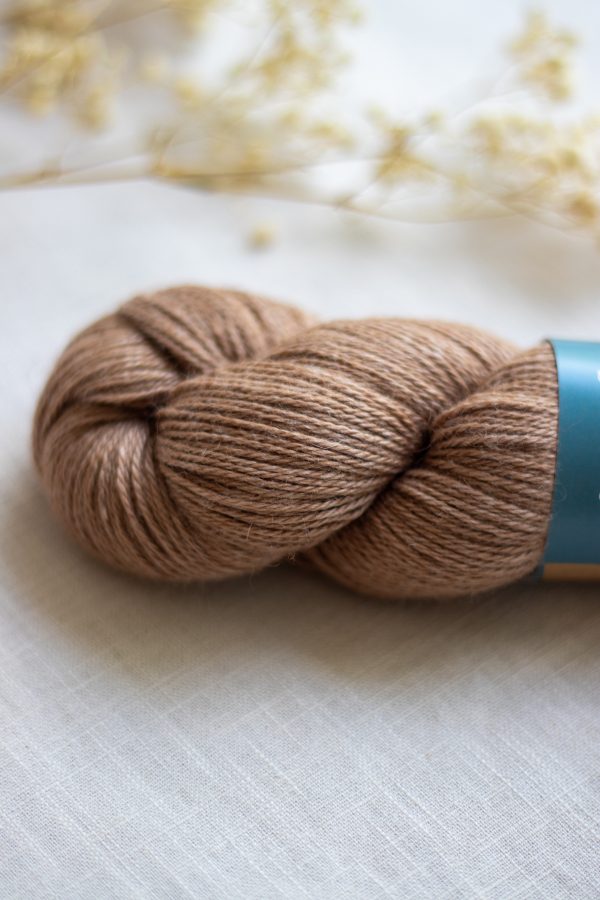 Alpaga/Soie/Cachemire (4ply) - Marron – Image 2
