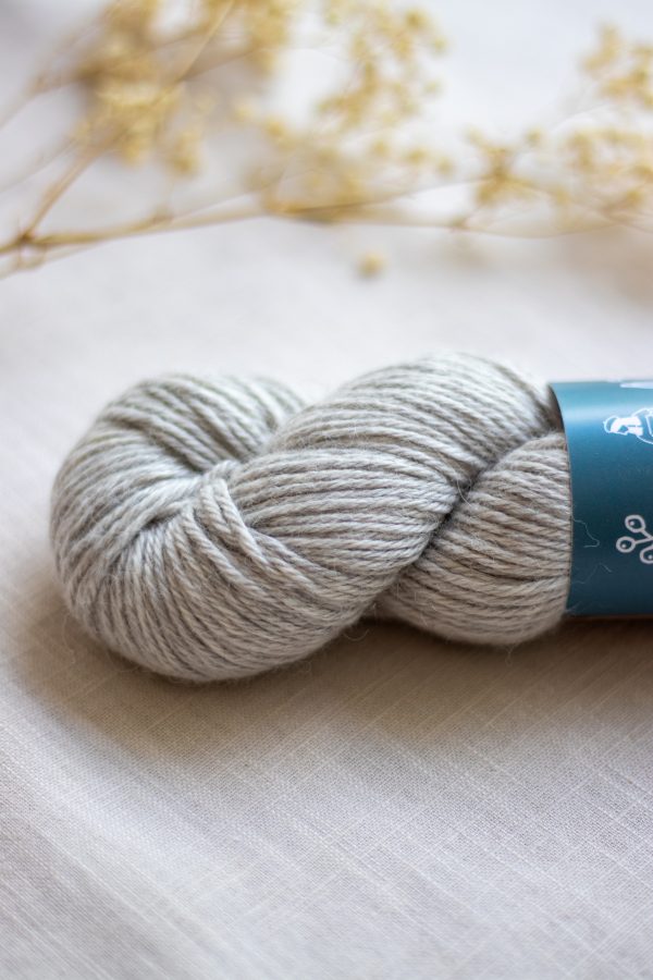 Alpaga/Soie/Cachemire (4ply) - Gris – Image 2